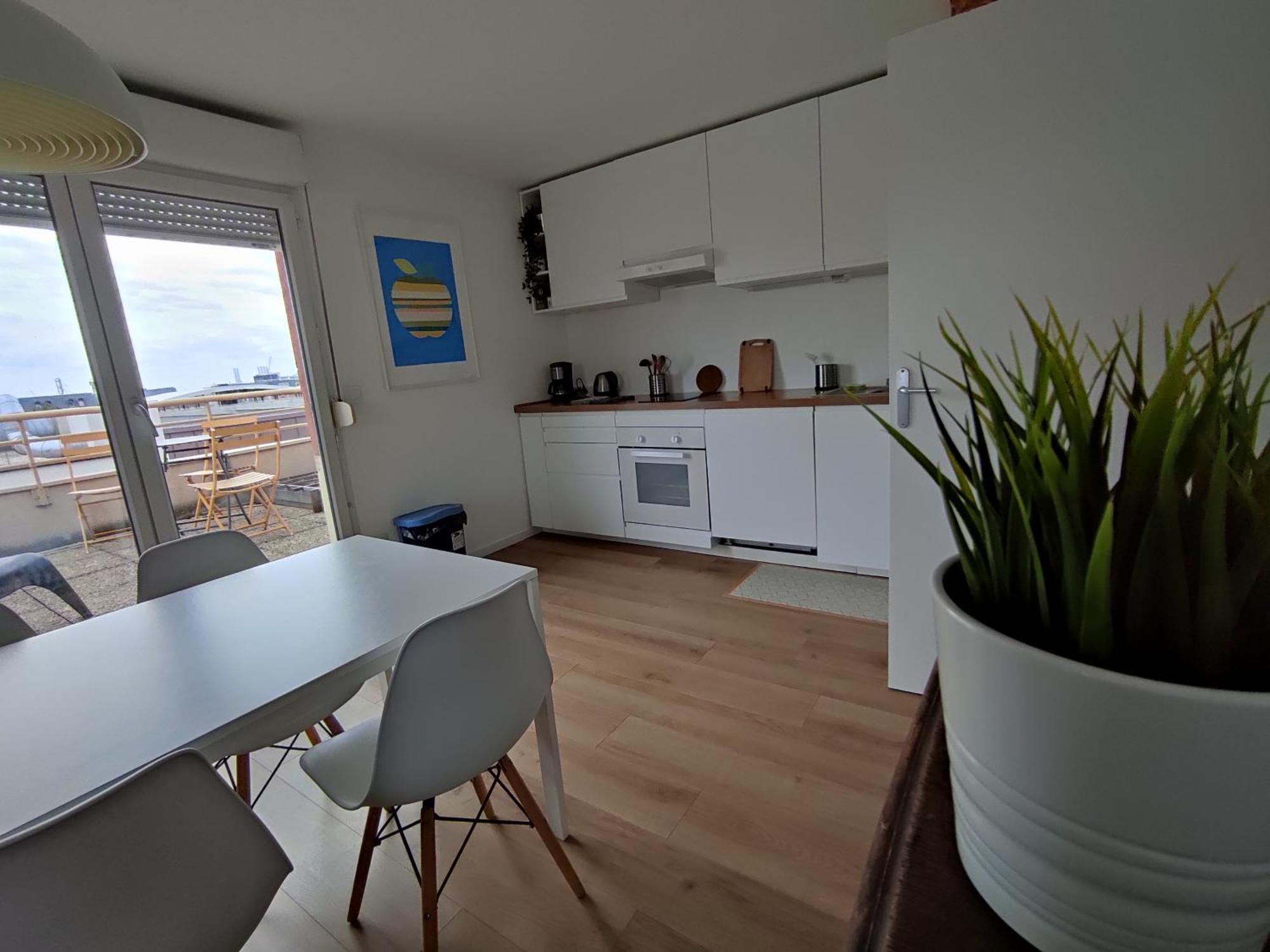 Appartement Terrasse Sud Dernier Etage + Parking Le Havre Exterior foto